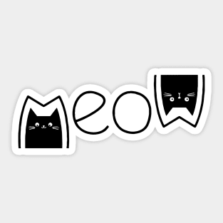 best days are meowdays Sticker
